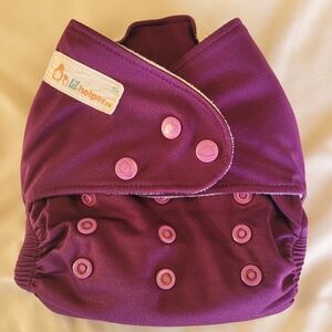 Twilight Purple Lil Helper Cloth Diaper